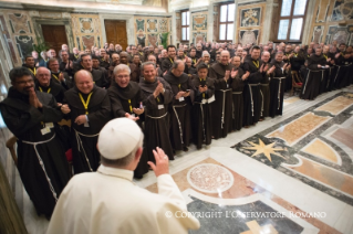 2-Udienza ai partecipanti al Capitolo Generale dell&rsquo;Ordine dei Frati Minori