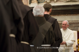 8-Udienza ai partecipanti al Capitolo Generale dell&rsquo;Ordine dei Frati Minori