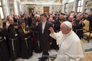 10-Udienza ai partecipanti al Capitolo Generale dell&rsquo;Ordine dei Frati Minori