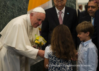 7-Viaggio Apostolico: Incontro con i Membri dell&rsquo;Assemblea Generale dell'Organizzazione delle Nazioni Unite