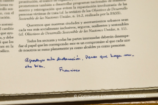 12-Intervenci&#xf3;n del Santo Padre en el encuentro sobre &#x201c;Esclavitud moderna y cambio clim&#xe1;tico, el compromiso de las grandes ciudades"